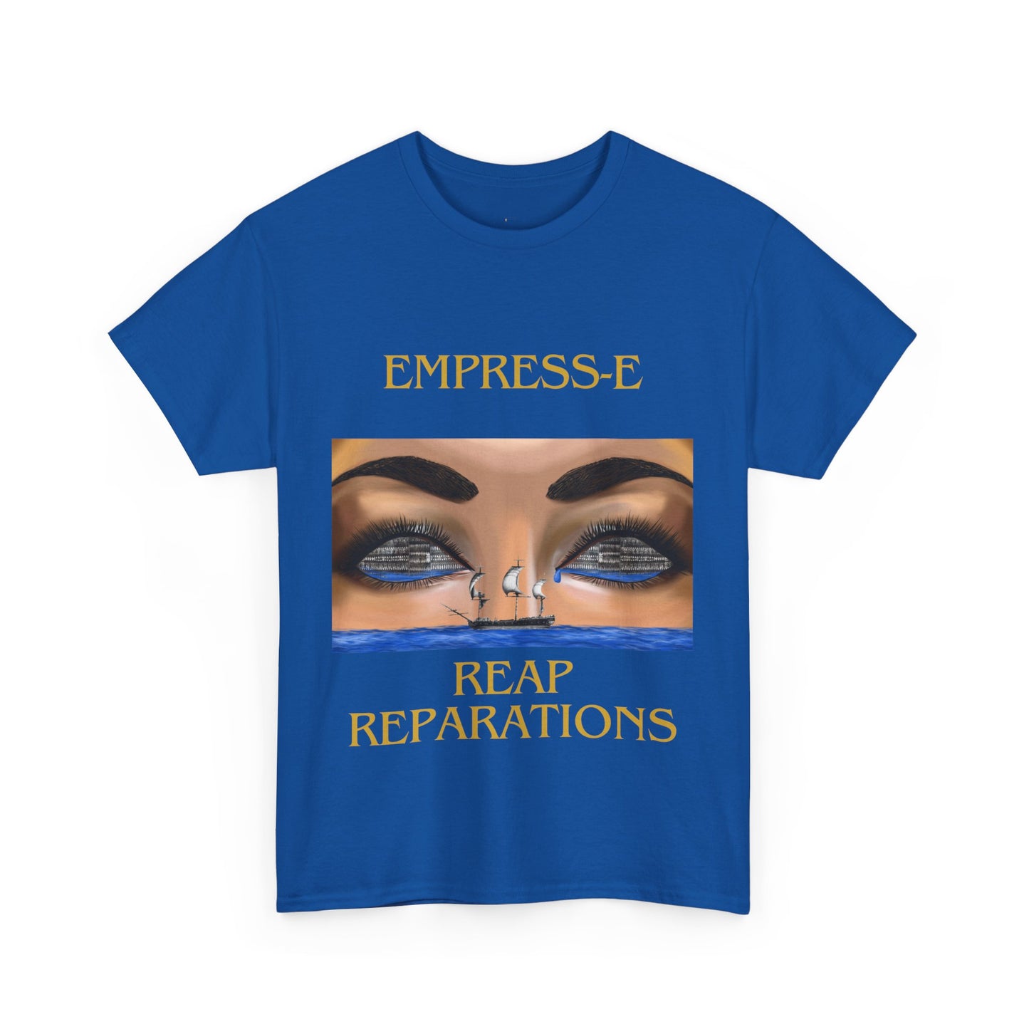 T-Shirt REAP REPARATIONS slave ships eyes black history