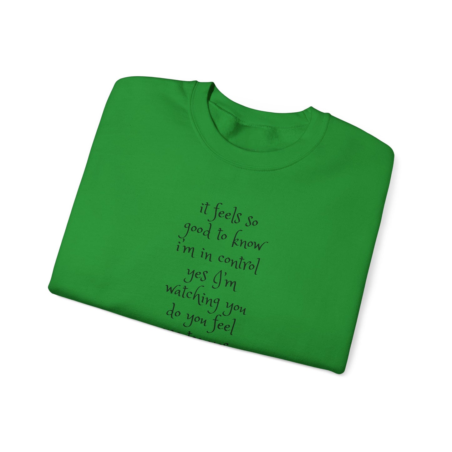 Music Lover Heavy Blend Sweatshirt - I'm Watching You Watching Me Rock Song SHADOO by Empress-E