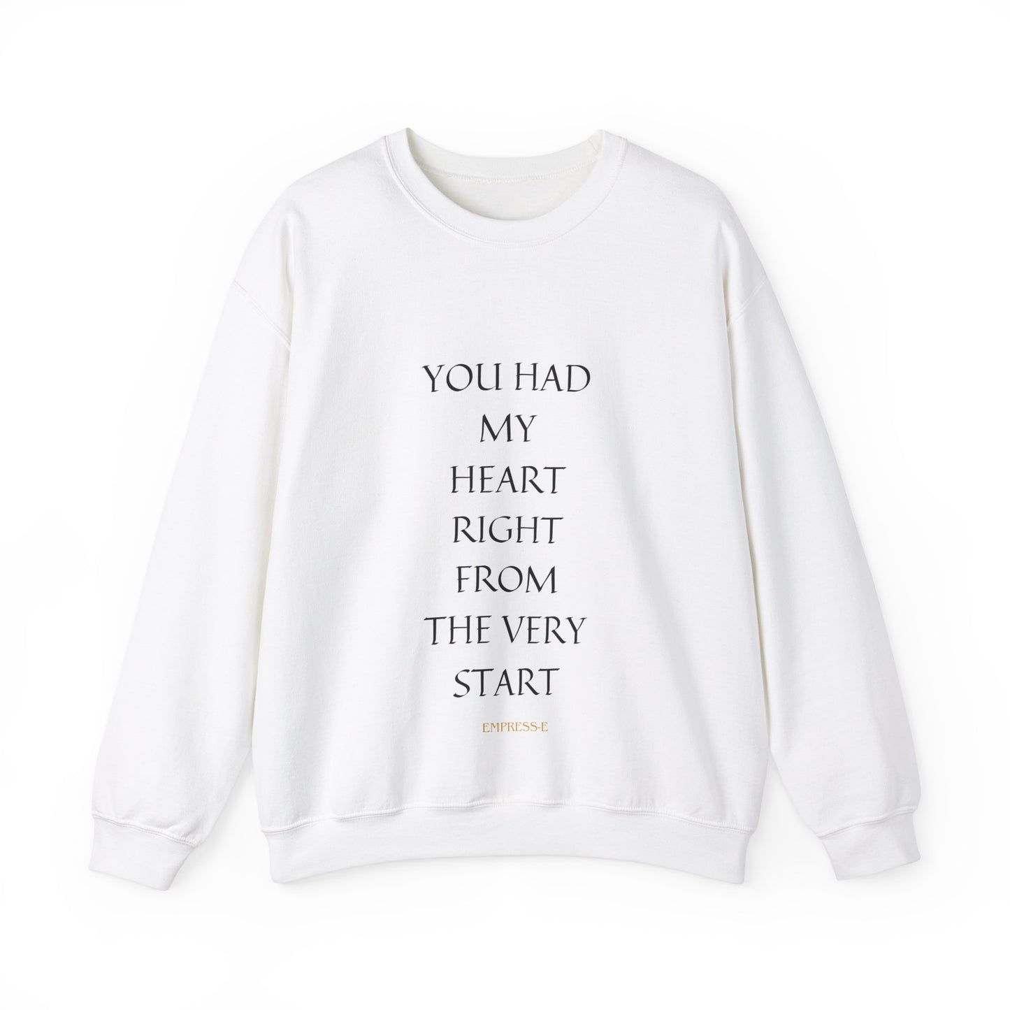 Soulmate Unisex Sweatshirt - You Had My Heart From the Start