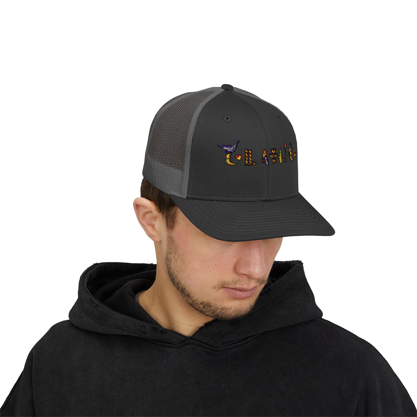 Snapback Trucker Cap with ELAINE - Design,Name Embroidered Cap,