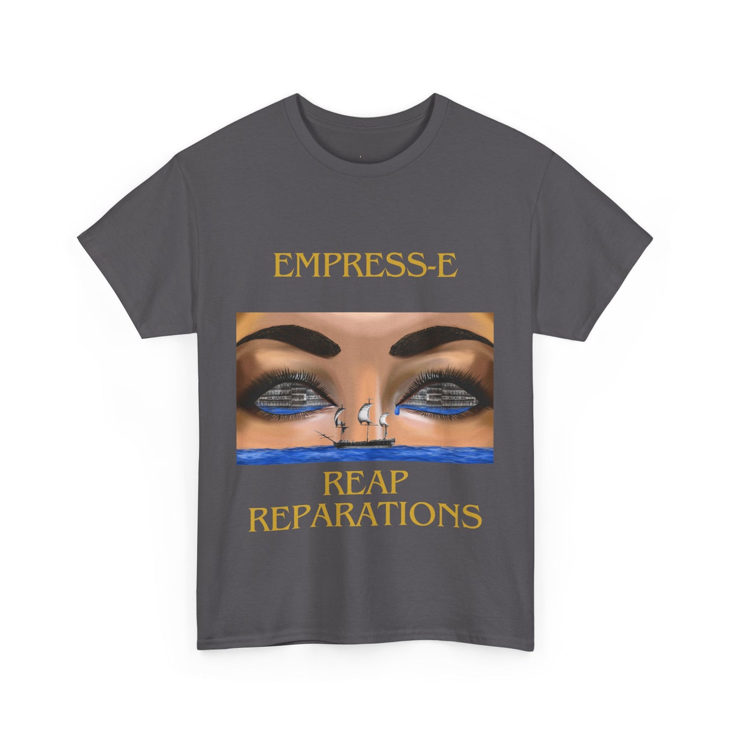 T-Shirt REAP REPARATIONS slave ships eyes black history