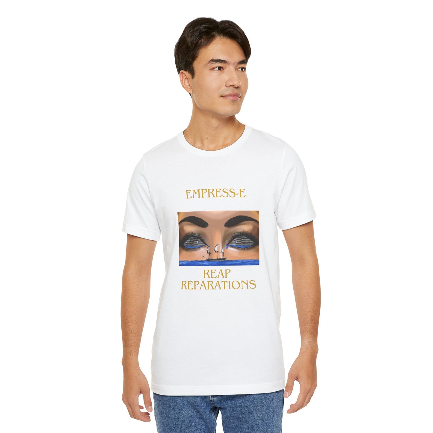 T-Shirt REAP REPARATIONS Crying Eyes Unisex Jersey Short Sleeve Tee