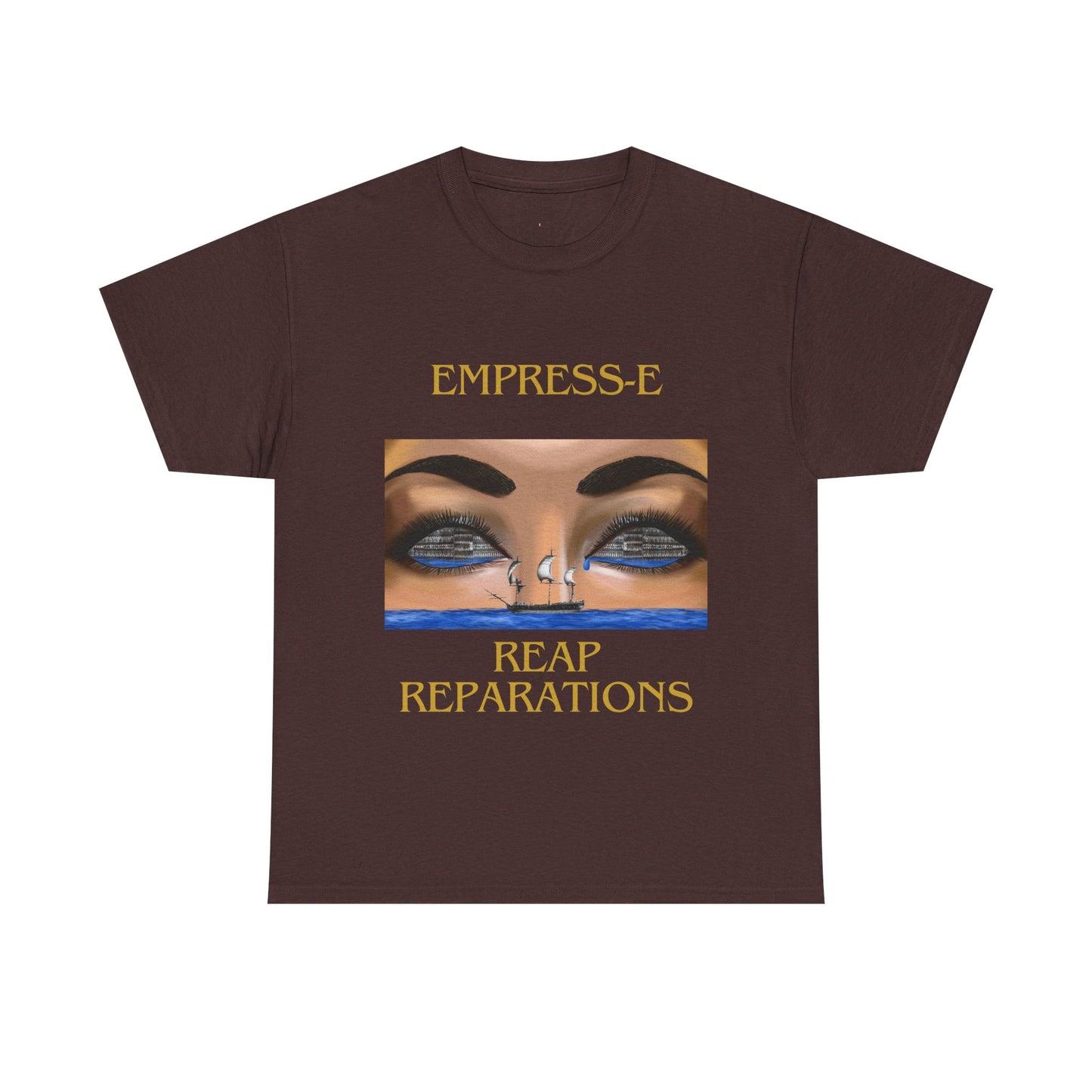 T-Shirt REAP REPARATIONS slave ships eyes black history