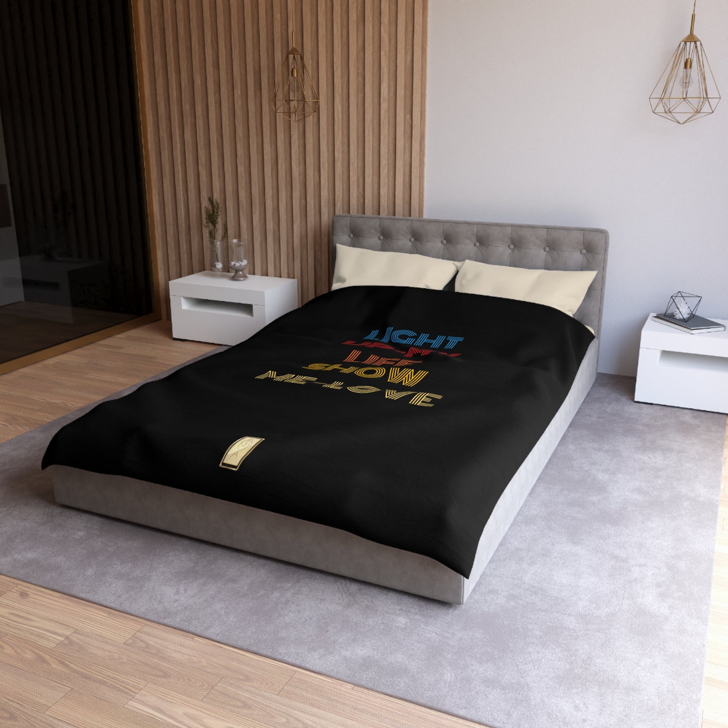Duvet Cover - Live Life and Love - EMPRESS-E -LIGHT UP MY LIFE