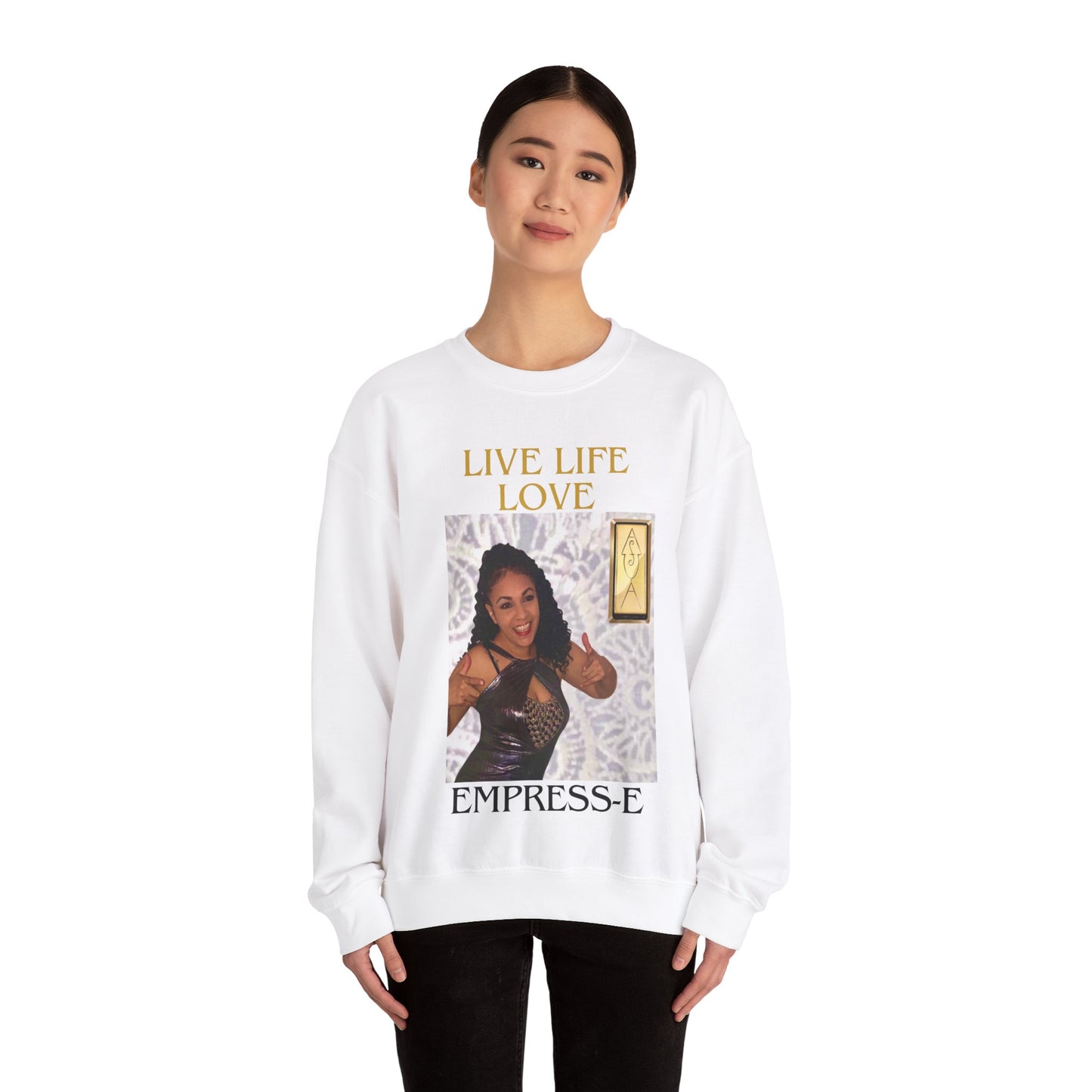 Music Lover Sweatshirt - LIVE LIFE LOVE by EMPRESS-E