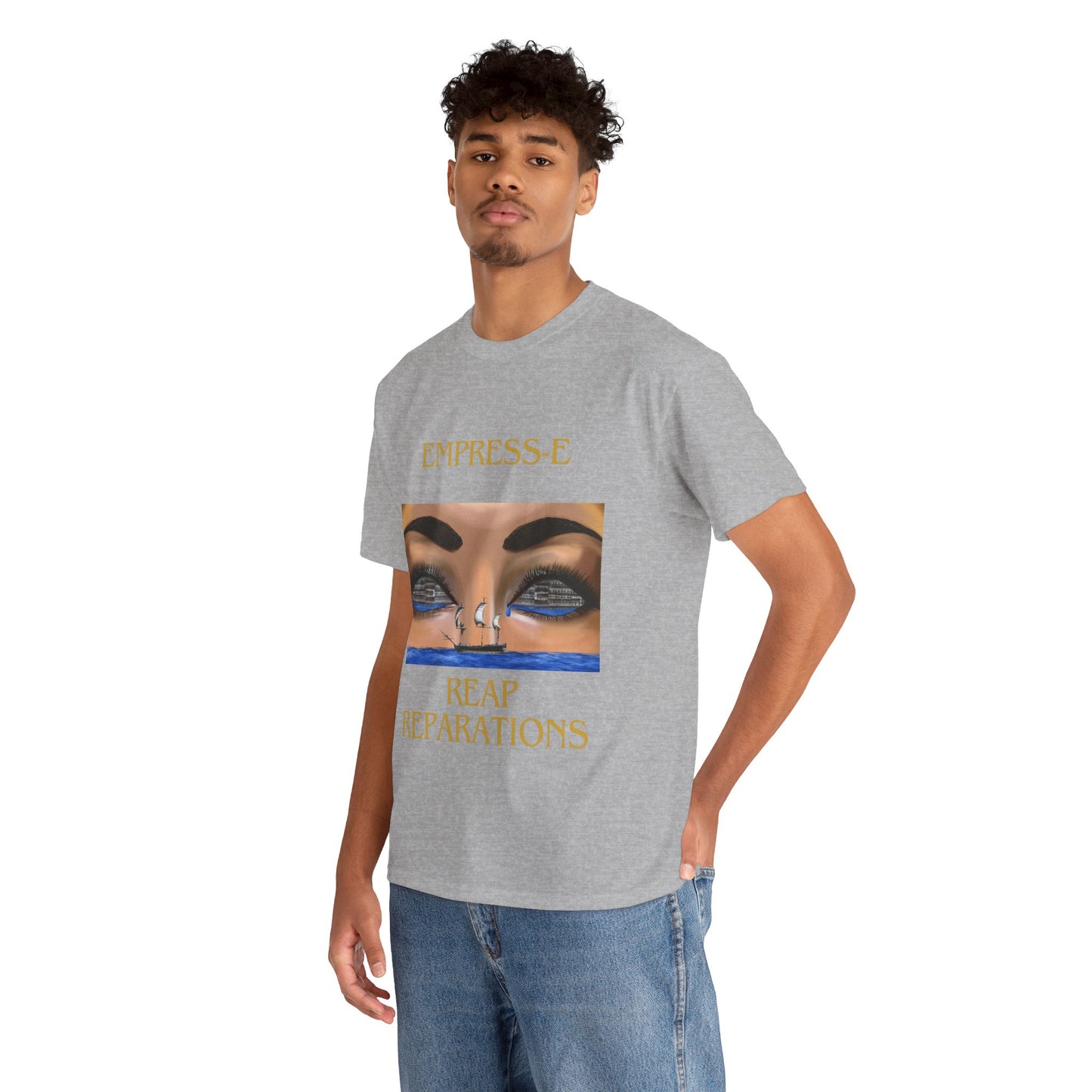 T-Shirt REAP REPARATIONS slave ships eyes black history