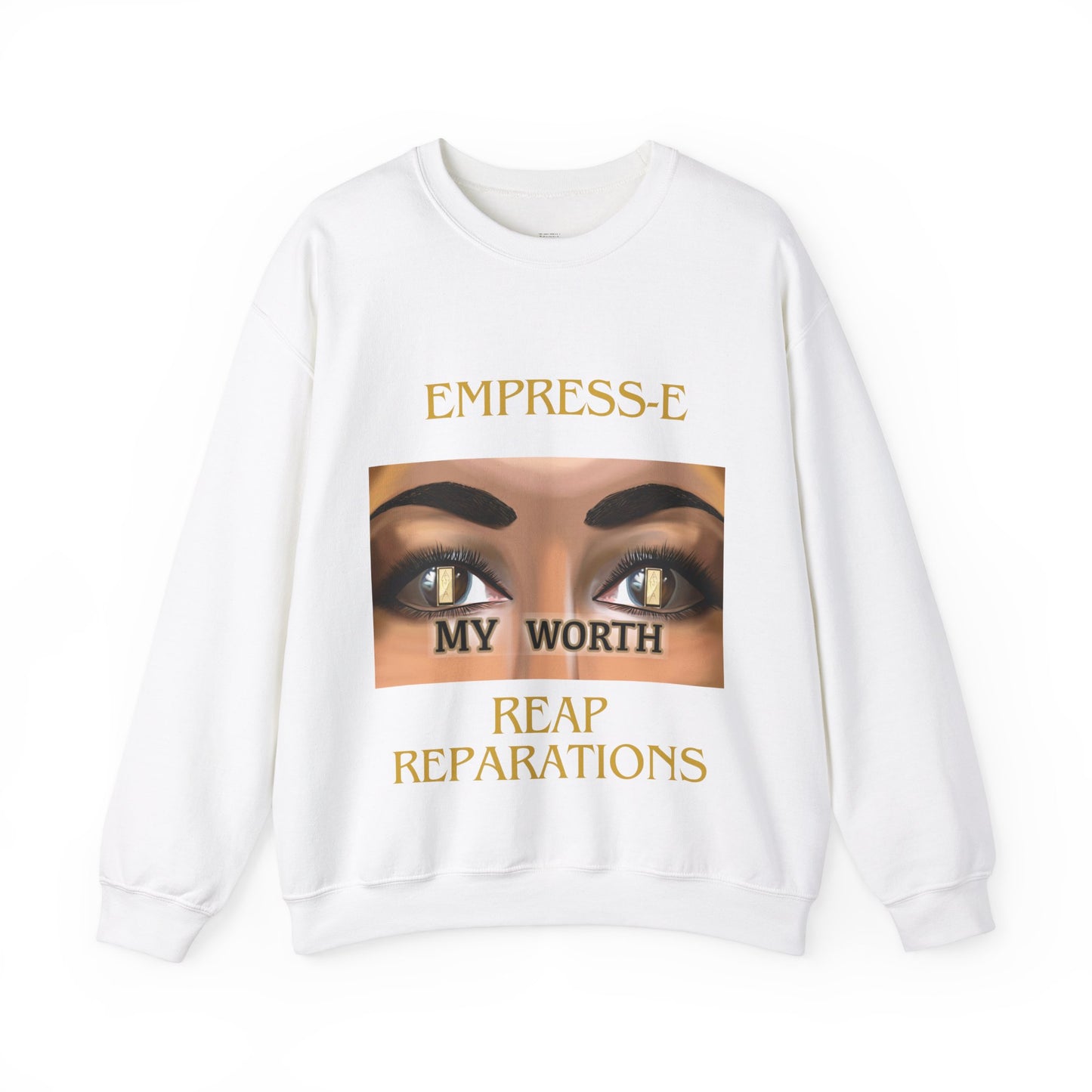 Unisex Heavy Blend™ Crewneck Sweatshirt : EMPRESS-E MY WORTH