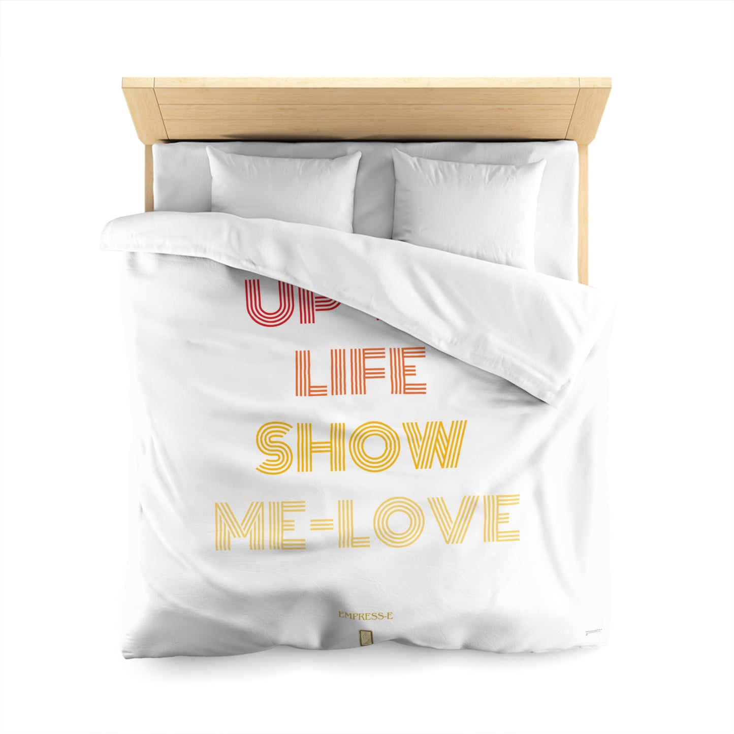 Duvet Cover - Light Up My Life show me love