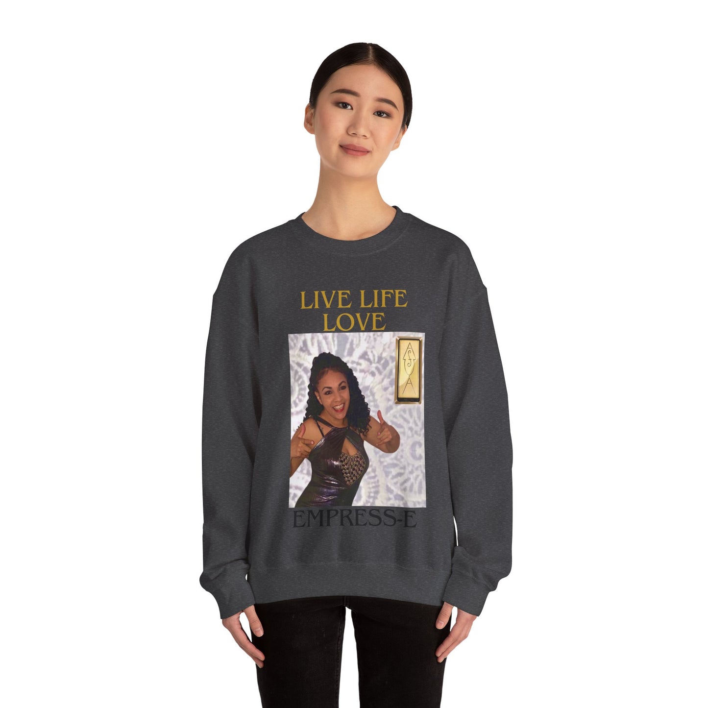 Music Lover Sweatshirt - LIVE LIFE LOVE by EMPRESS-E
