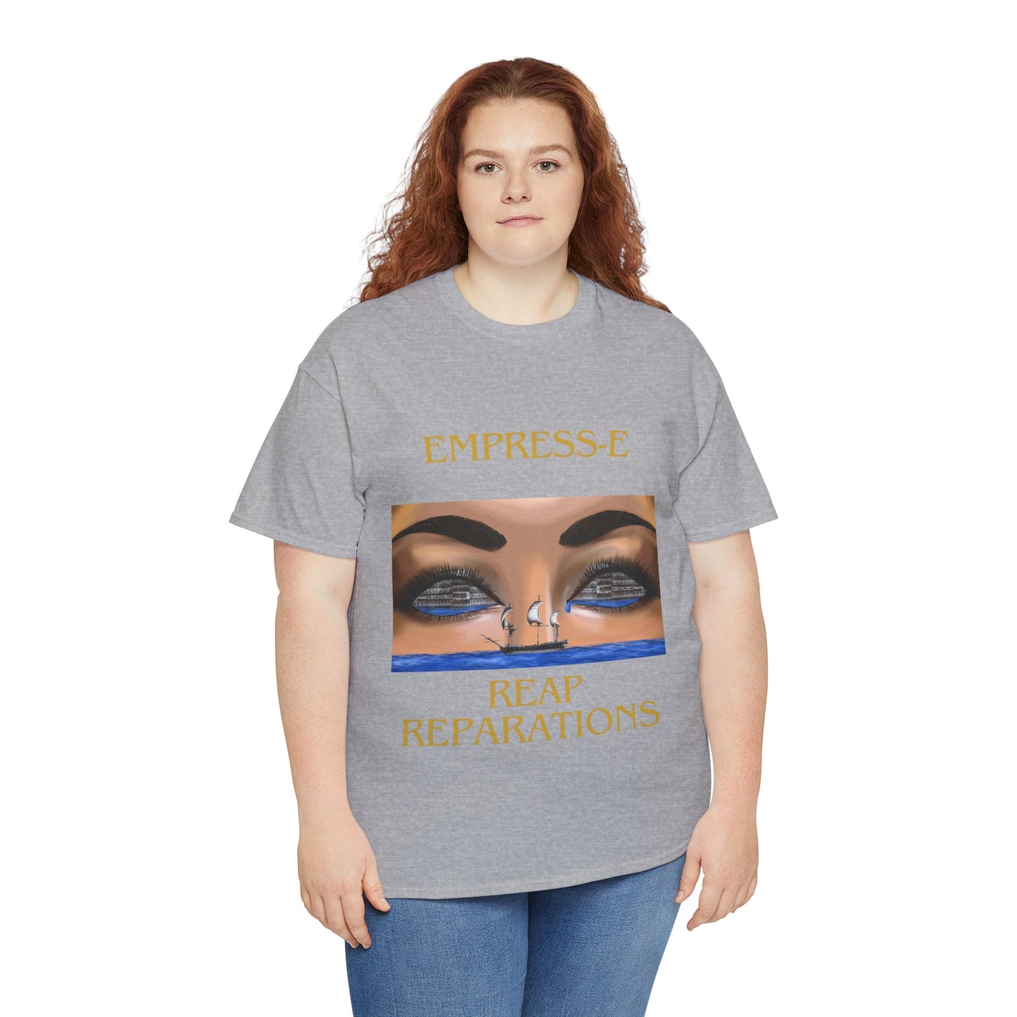 T-Shirt REAP REPARATIONS slave ships eyes black history
