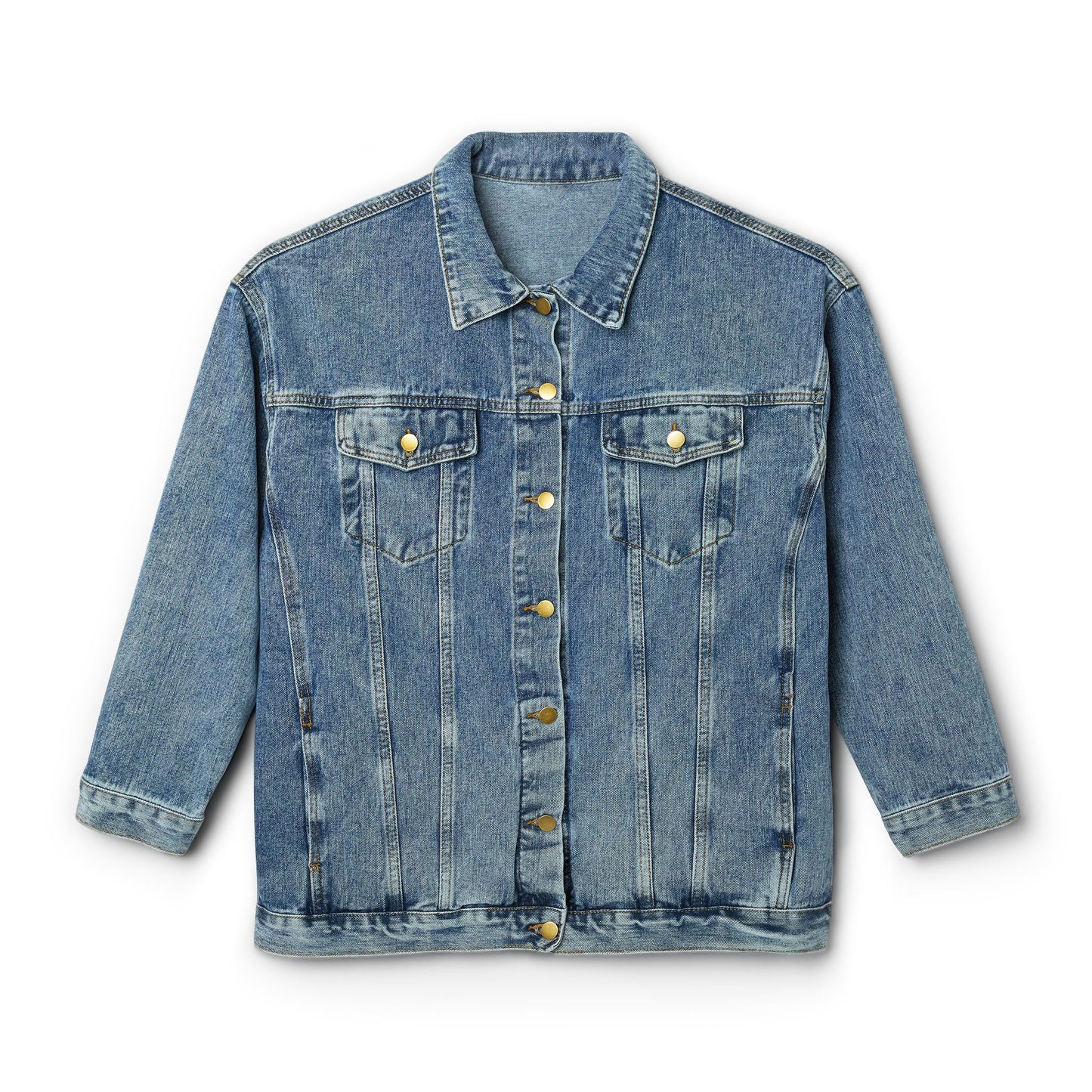 Women's Denim Jacket -losing control. SAVE THE WORLD