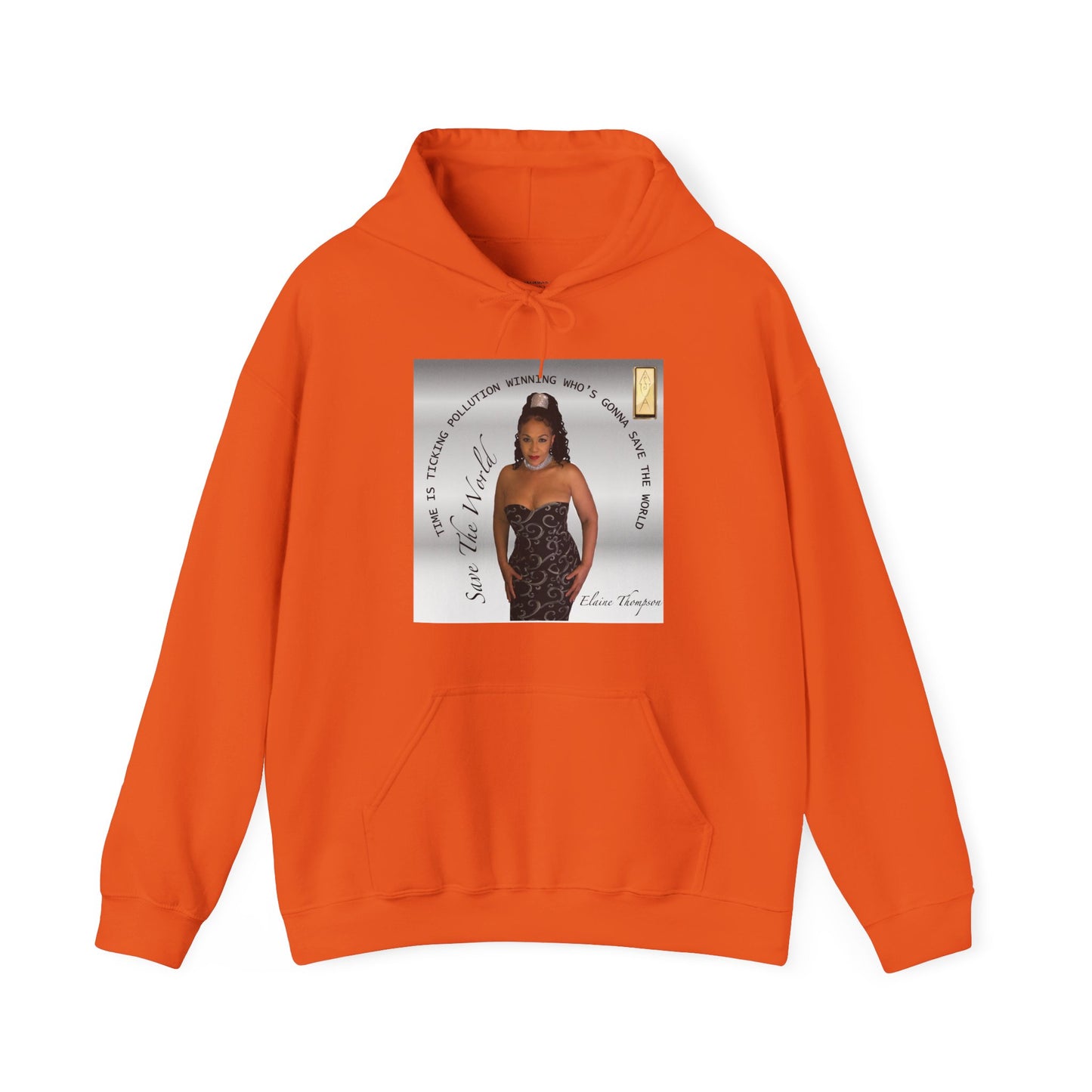 Hooded Sweatshirt - Save the World - Global Warming Awareness
