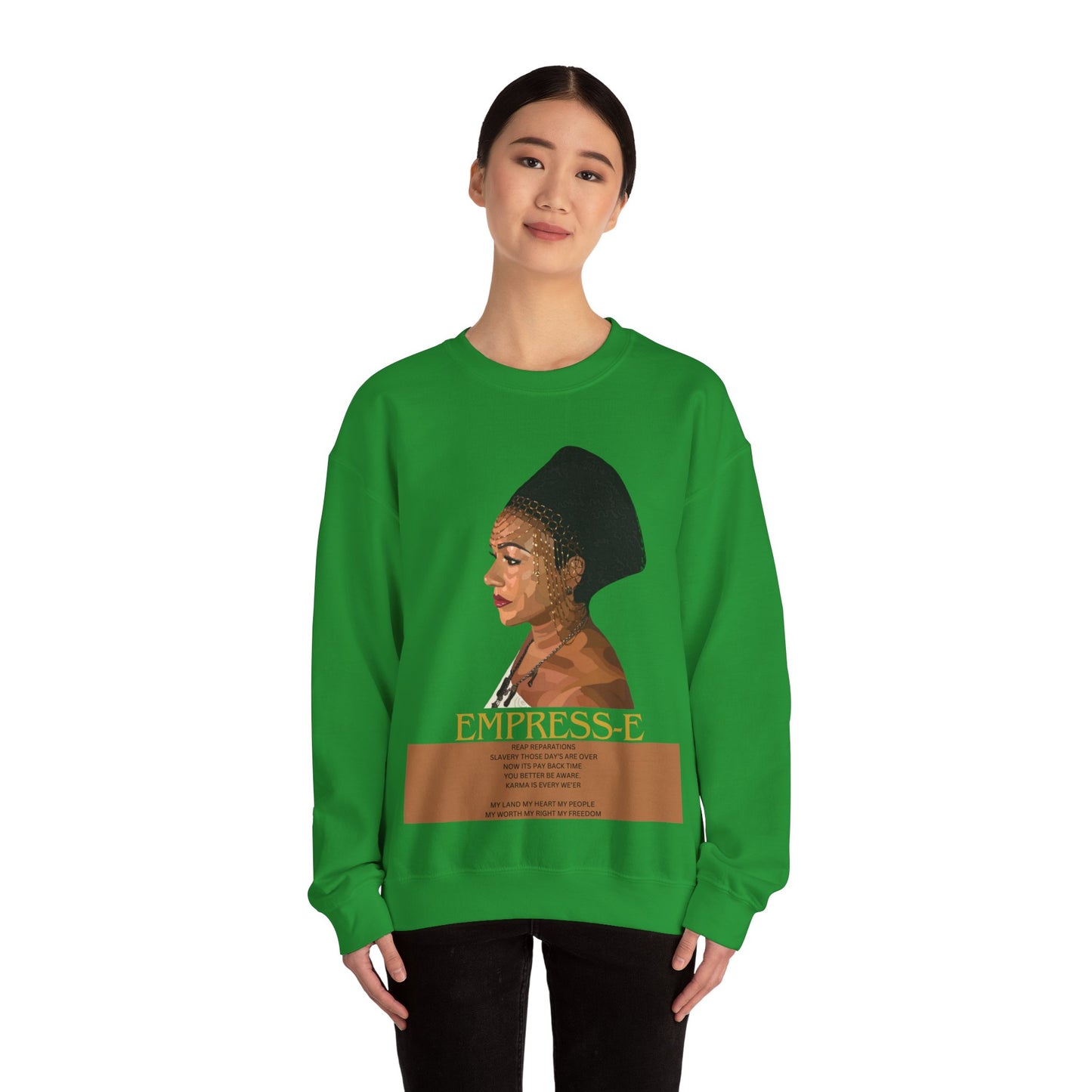 Sweatshirt My Land My Heart My People My Worth My Rights My Freedom Reparations