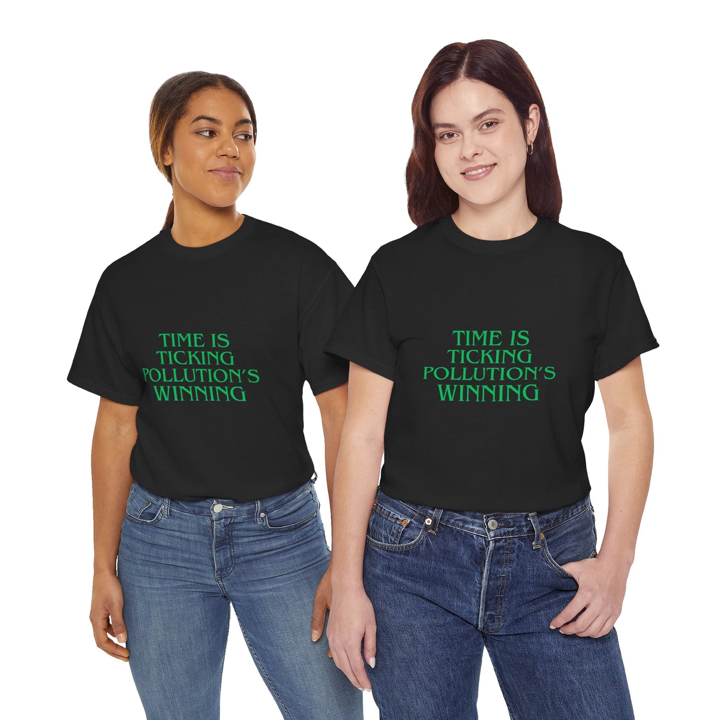 Unisex Heavy Cotton Tee, Time is ticking