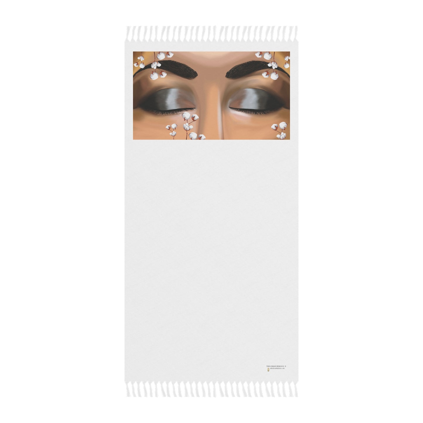 beautiful Brown Eyes -boho beach cloth design, ocean lover gift