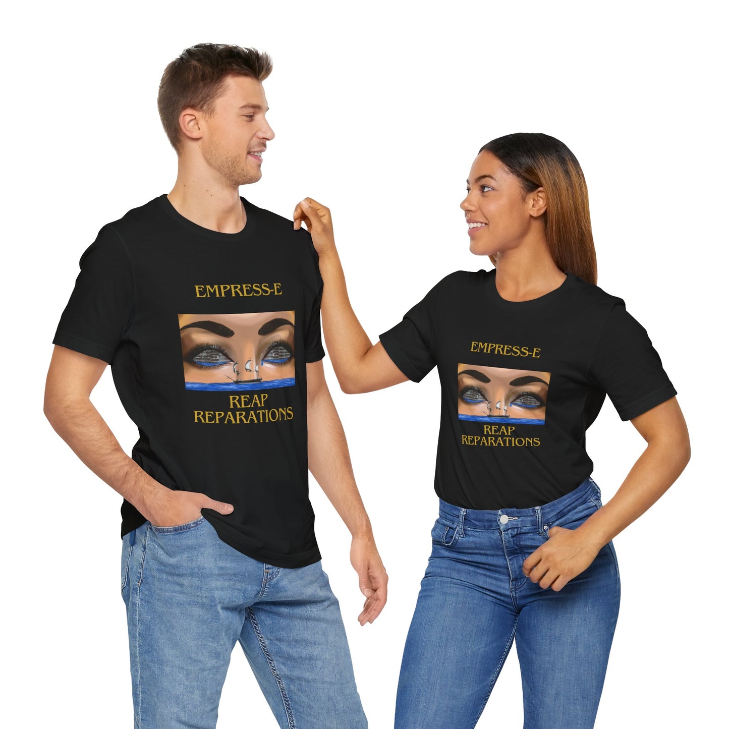 T-Shirt REAP REPARATIONS Crying Eyes Unisex Jersey Short Sleeve Tee