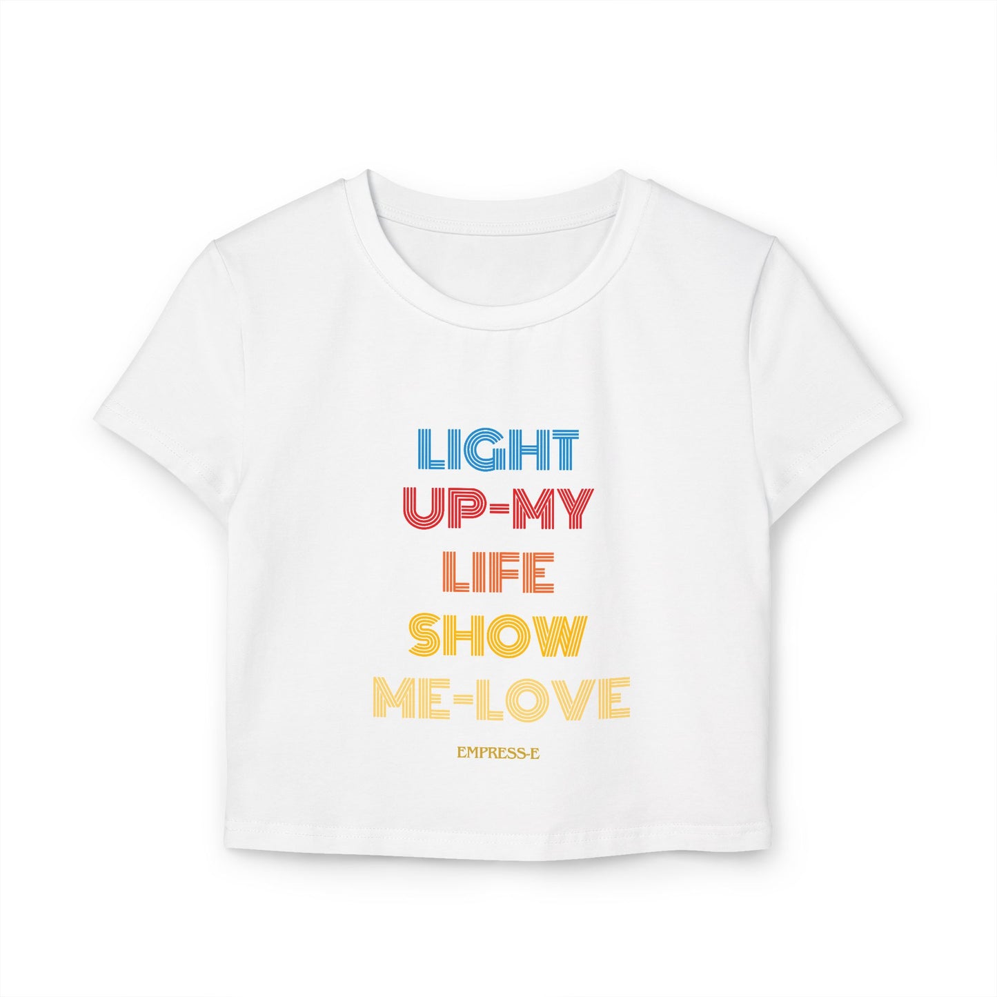 Baby Tee: Live Life and Love Women's T-Shirt