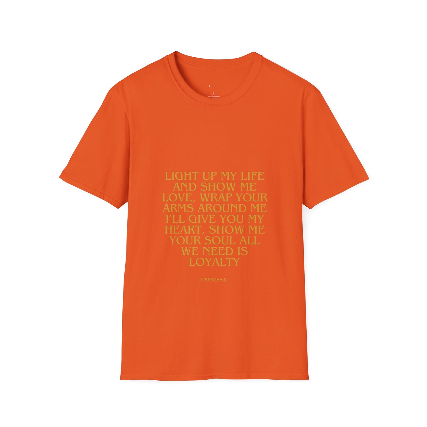Graphic Tee Live Life and Love Unisex T-Shirt