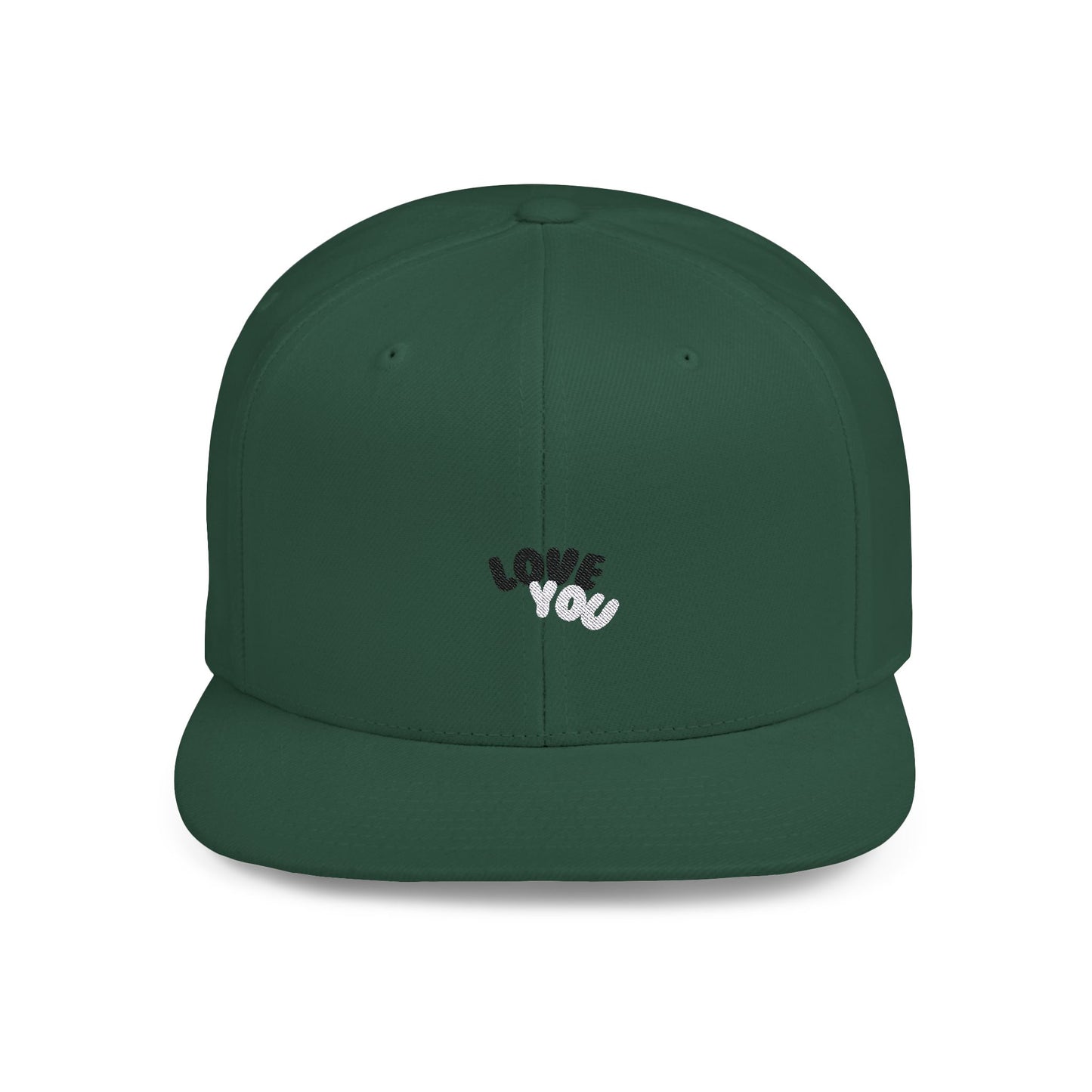 Snapback Hat with Love You Design