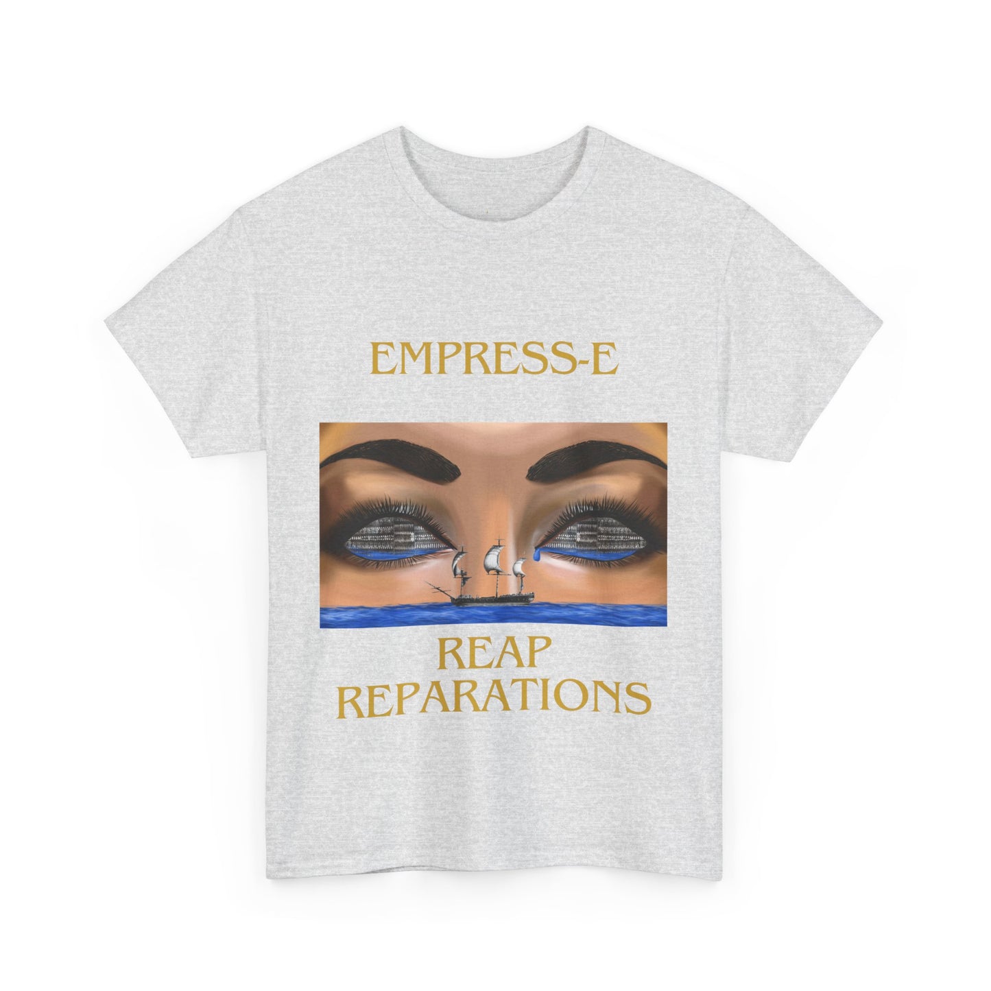 T-Shirt REAP REPARATIONS slave ships eyes black history