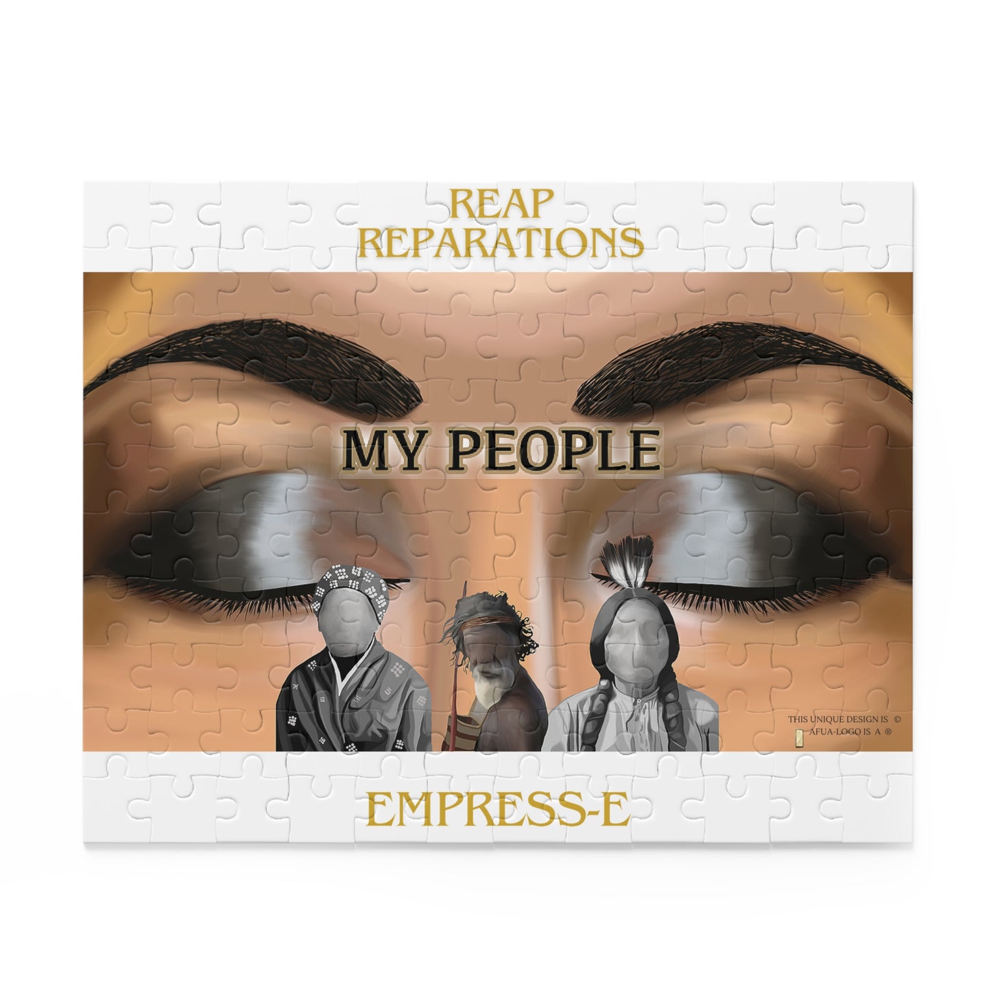 Puzzle (120, 252, 500-Piece) EMPRESS-E my people Reap Reparations, Heritage,