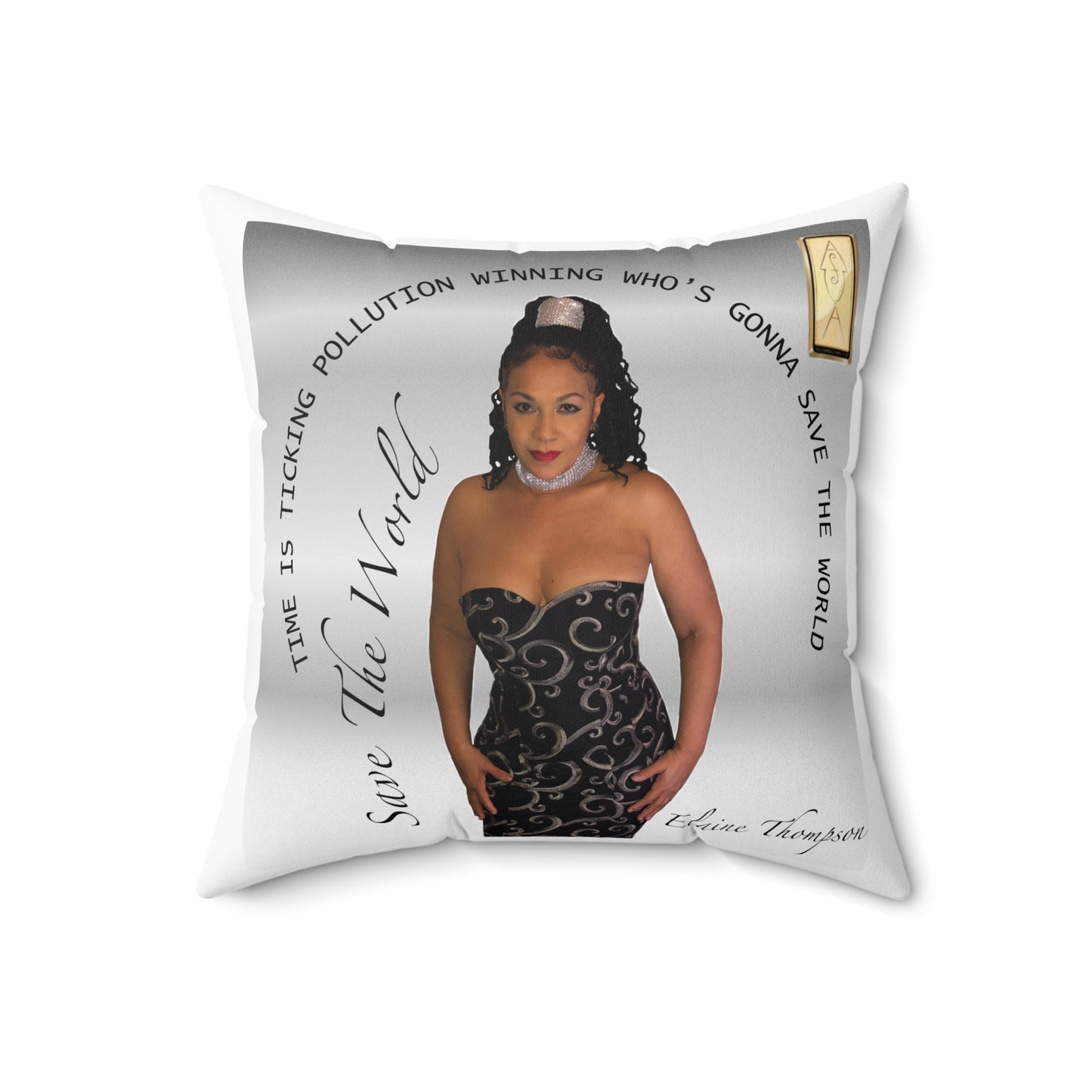 Pillow - SAVE THE WORLD Design