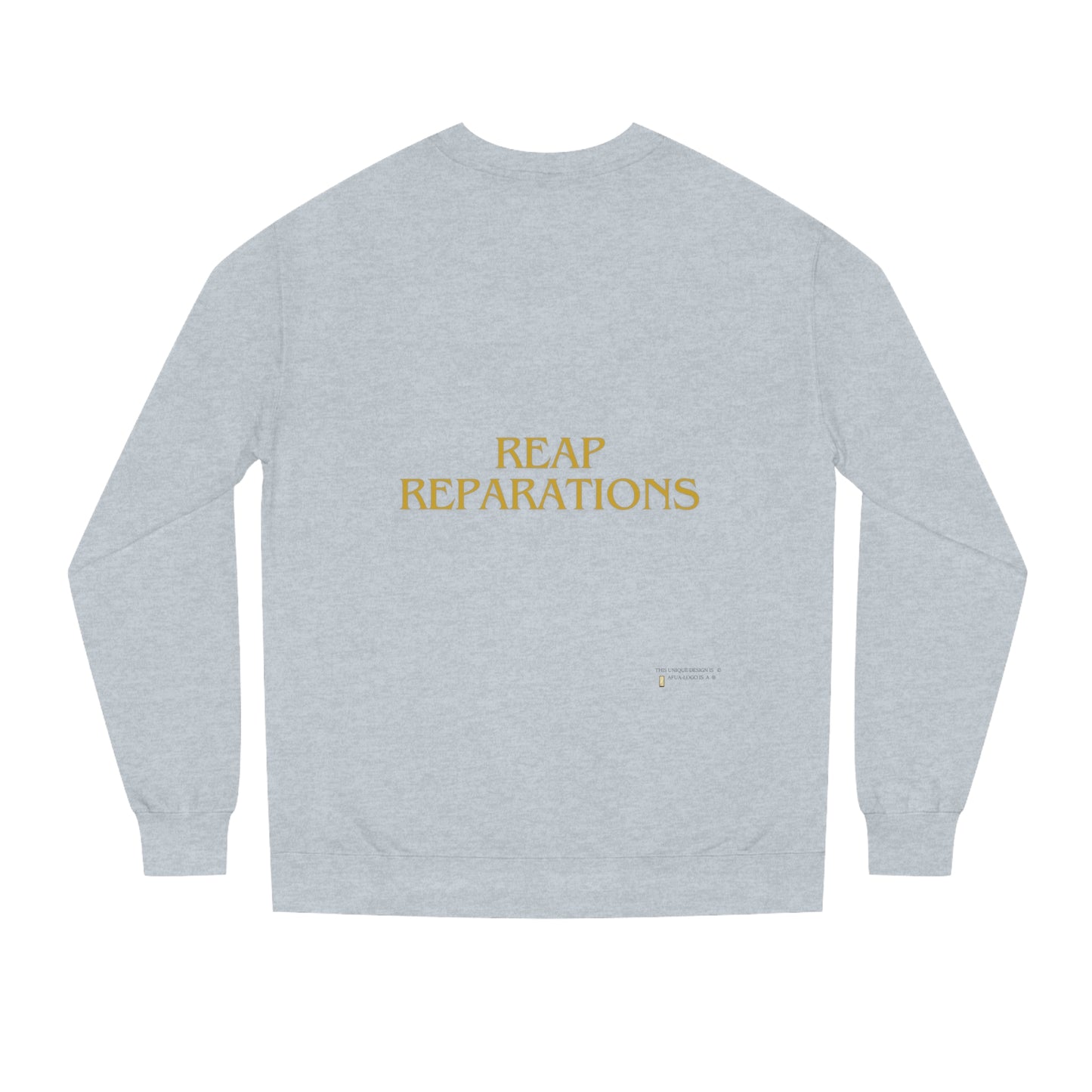 B- History Unisex Crew Neck Sweatshirt - MY WORTH Reparations, African American