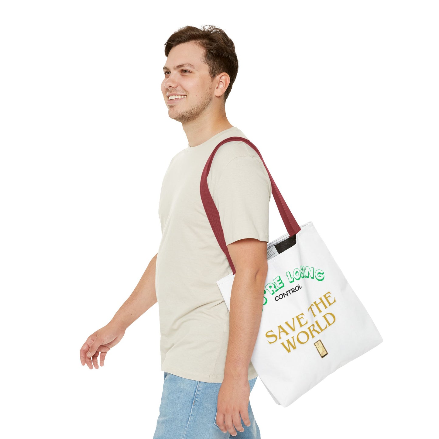 Tote Bag - Save the World Environment Eco-Friendly Shopping Bag