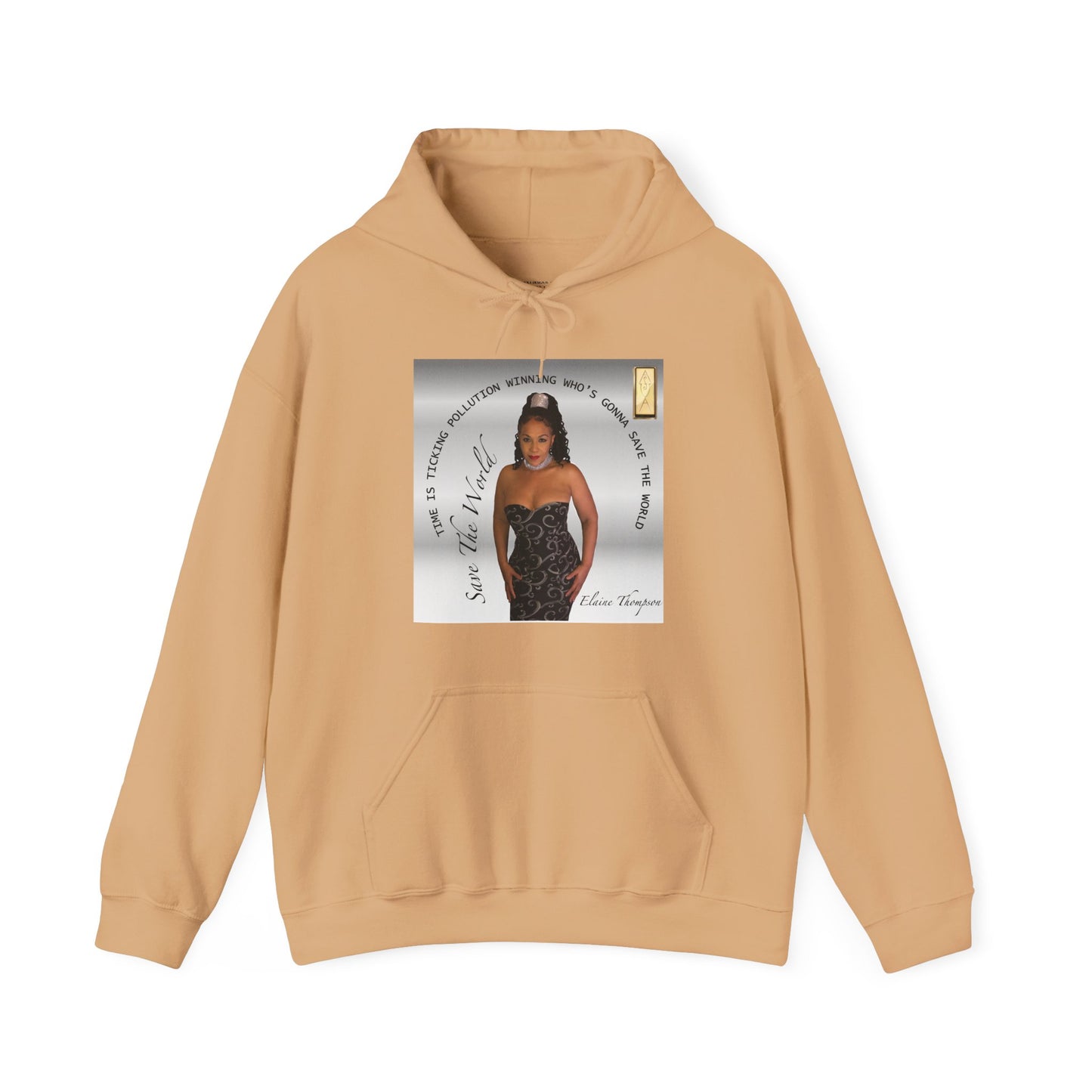 Hooded Sweatshirt - Save the World - Global Warming Awareness