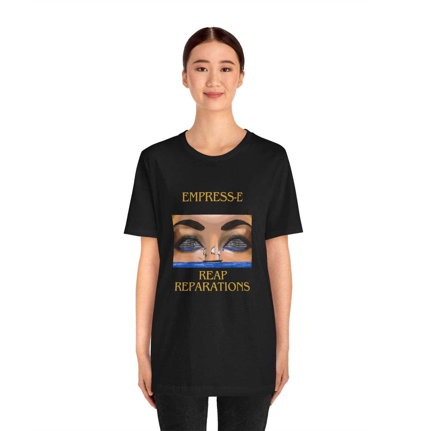 T-Shirt REAP REPARATIONS Crying Eyes Unisex Jersey Short Sleeve Tee