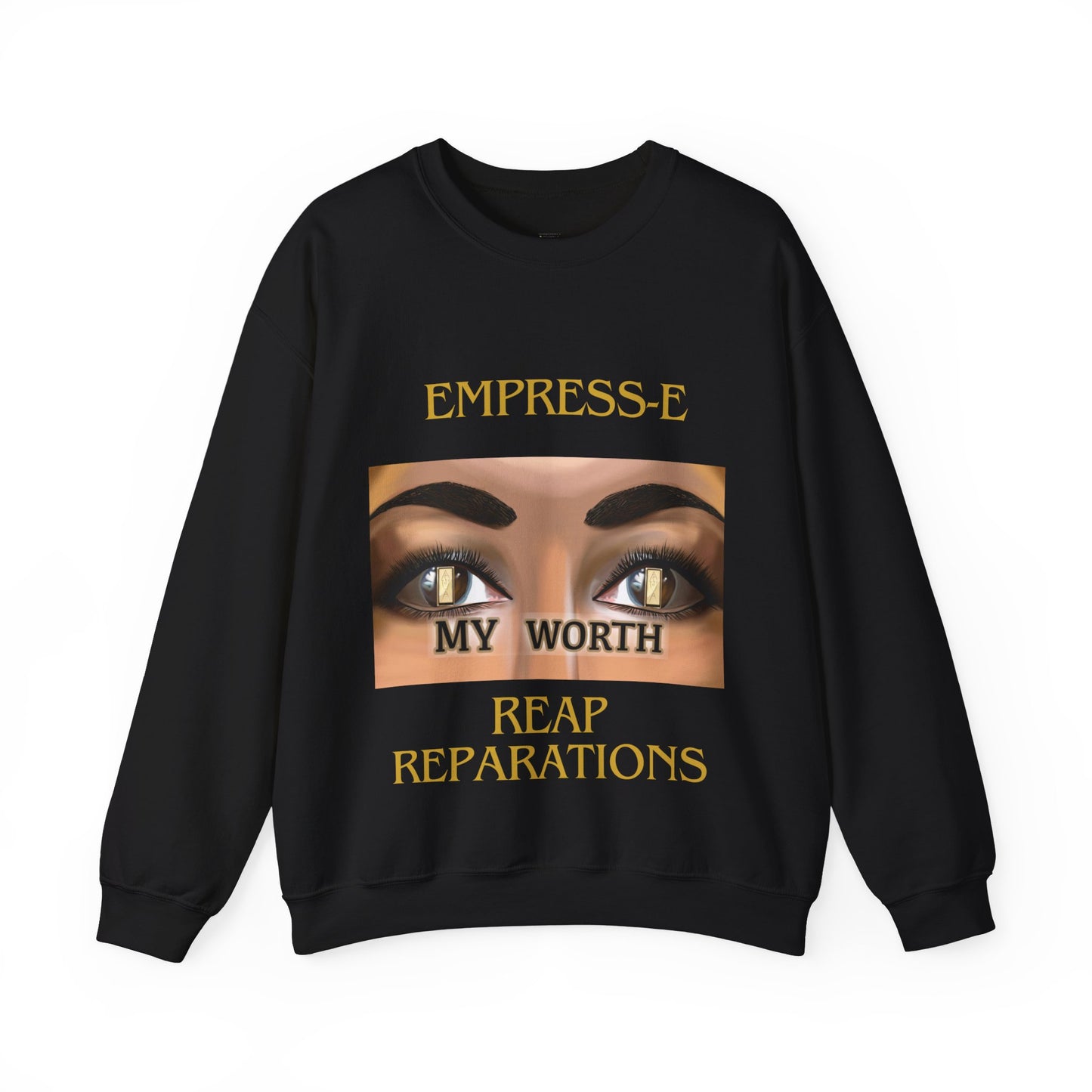 Unisex Heavy Blend™ Crewneck Sweatshirt : EMPRESS-E MY WORTH