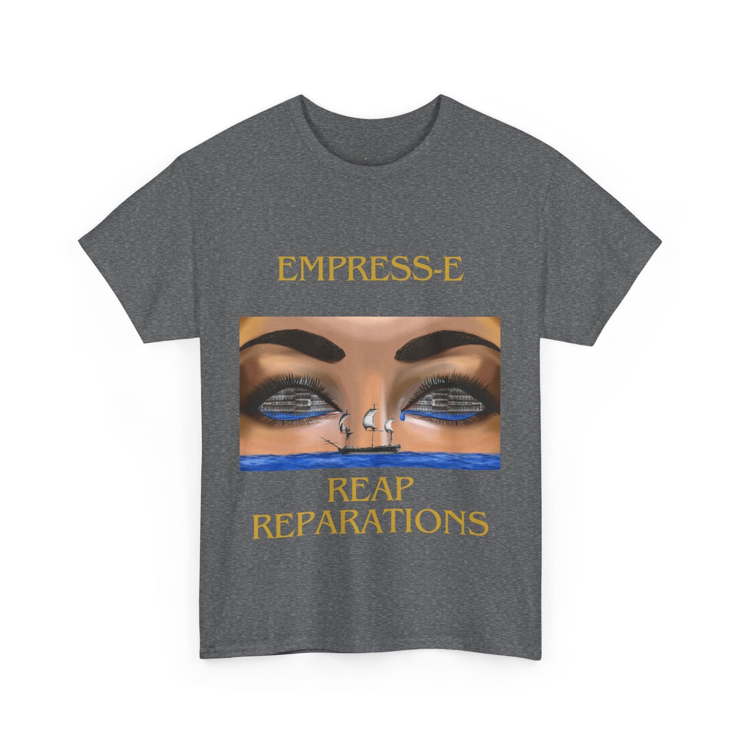 T-Shirt REAP REPARATIONS slave ships eyes black history