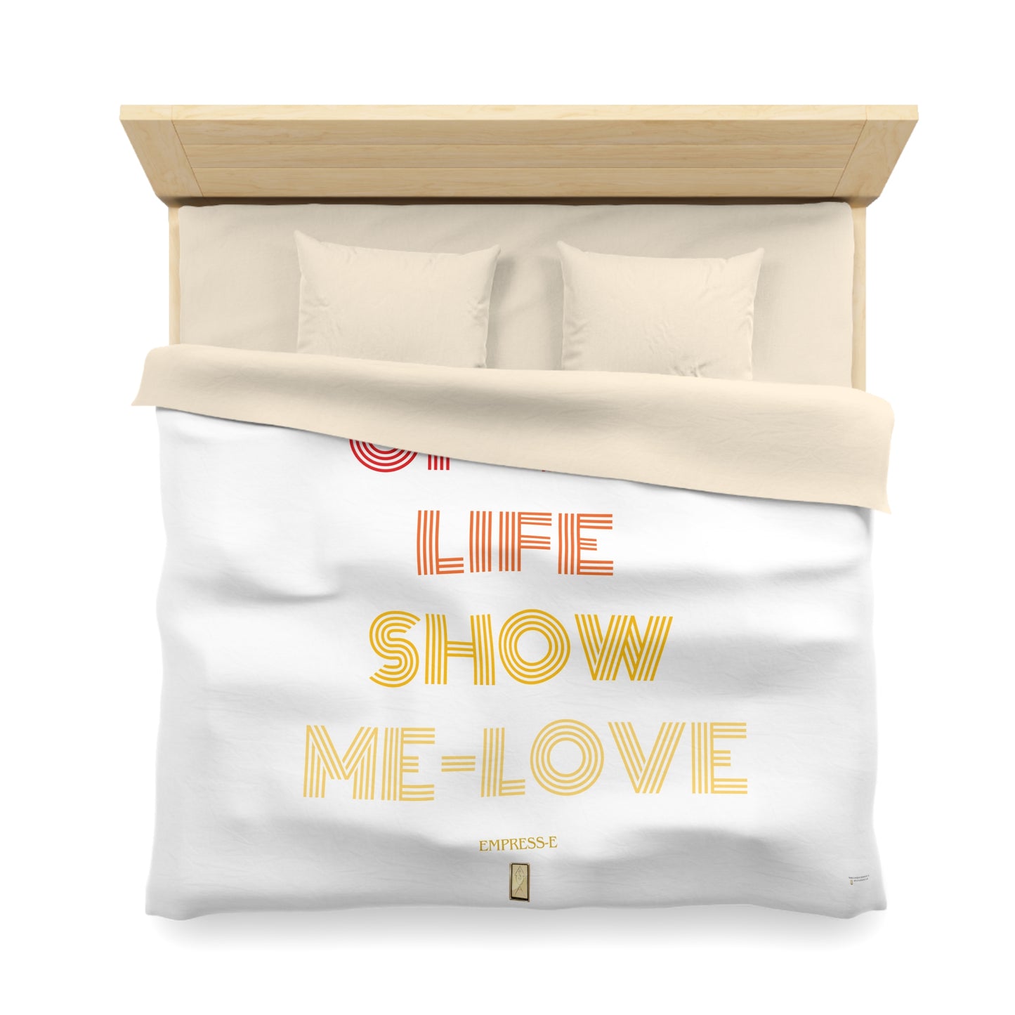 Duvet Cover - Light Up My Life show me love