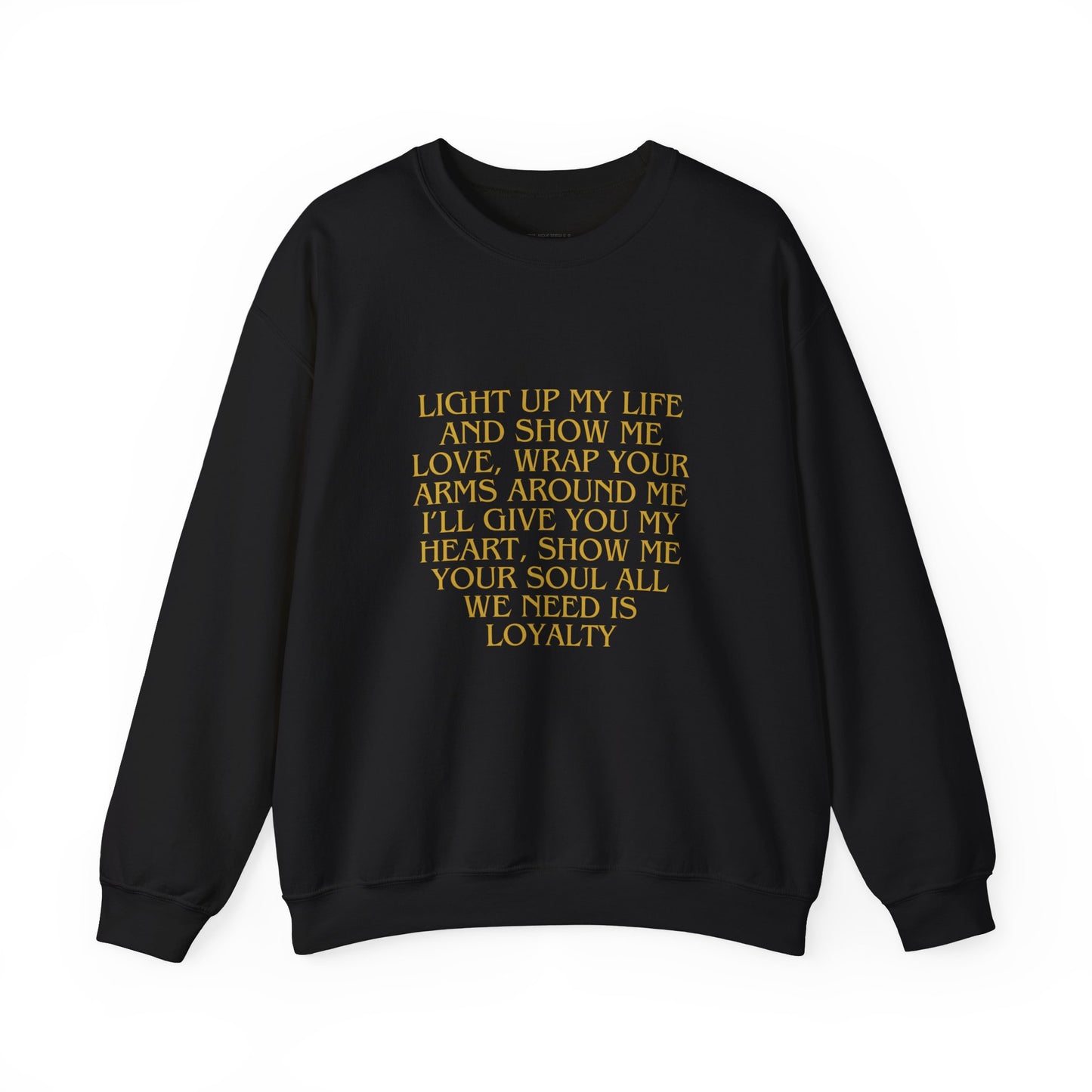 Love Light Unisex Sweatshirt - Romantic Gift, Couples Matching, Valentine's Day Shirt, Heartbeat Pullover, Cozy Jumper