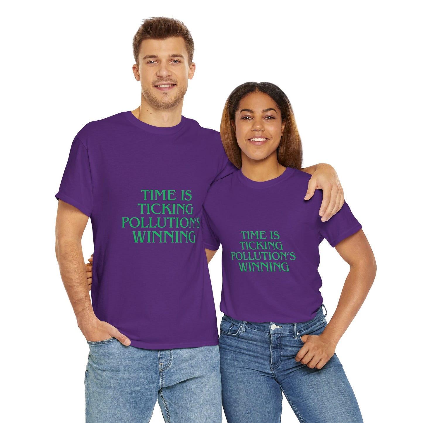 Unisex Heavy Cotton Tee, Time is ticking