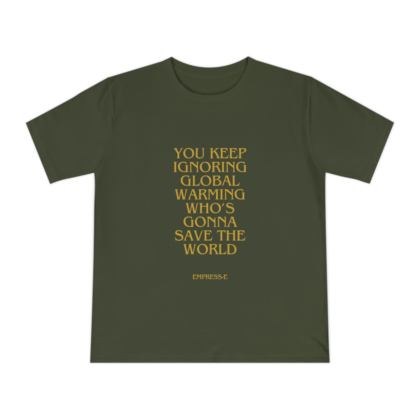 T-Shirt - GLOBAL WARMING TIME IS TICKING