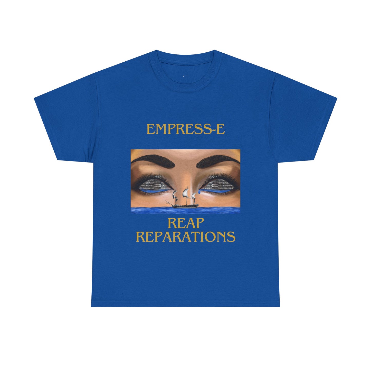 T-Shirt REAP REPARATIONS slave ships eyes black history