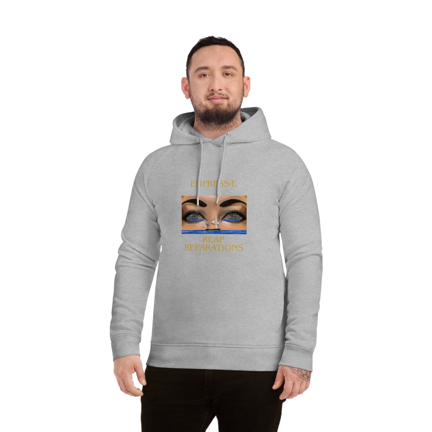 Hoodie - Slave Ship Reap Reparation EMPRESS-E Black History Design