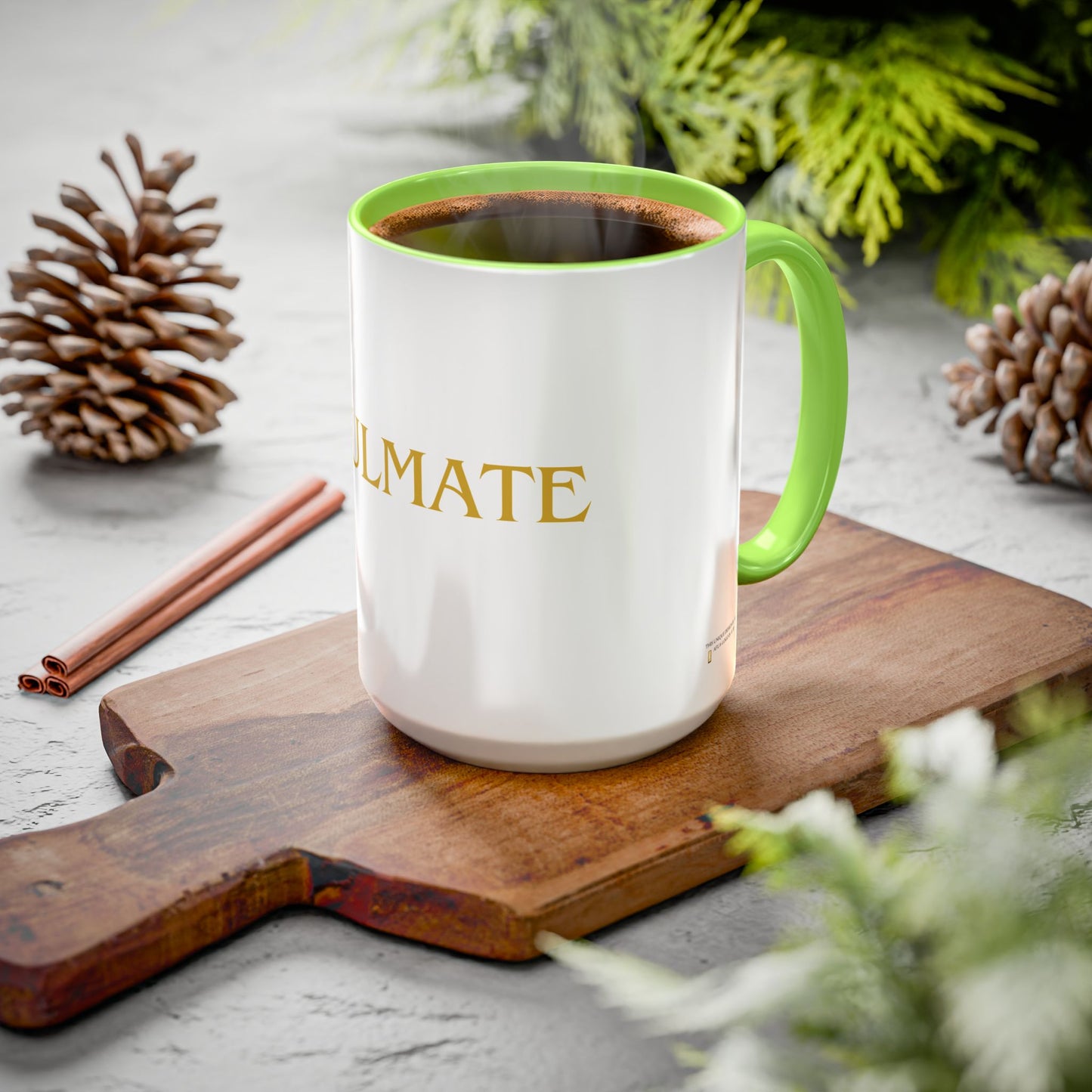 Mug - Colorful 11oz SOULMATE Love Gift for Couples