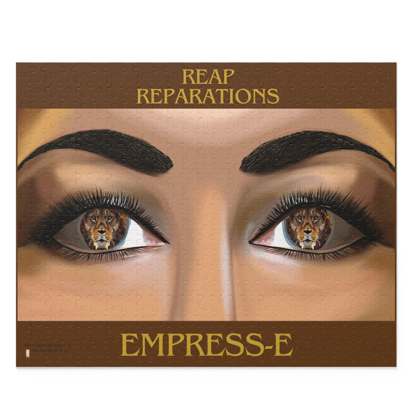 Puzzle (120, 252, 500-Piece) strong like a LION.EMPRESS-E. kwanzaa,  birthday