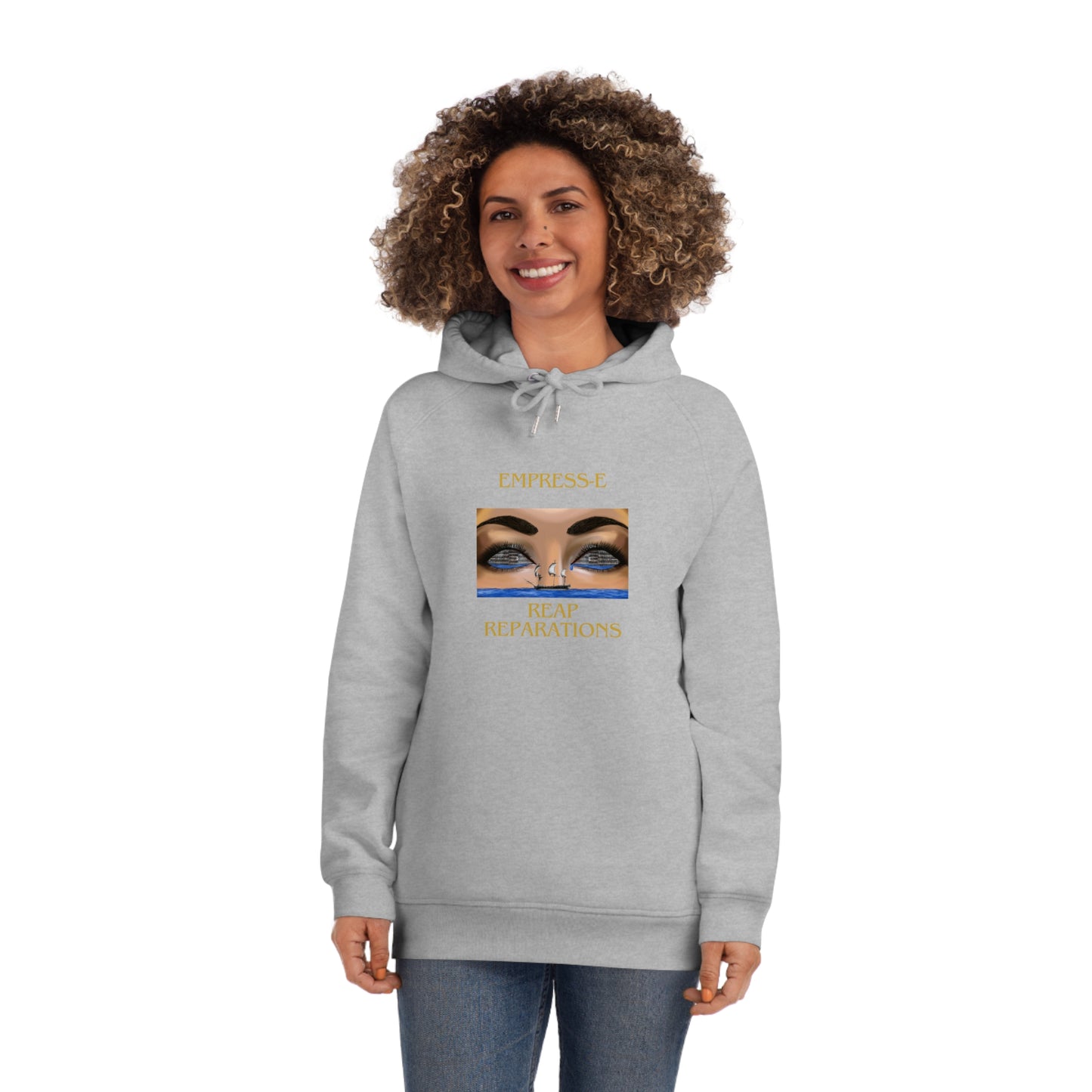 Hoodie - Slave Ship Reap Reparation EMPRESS-E Black History Design