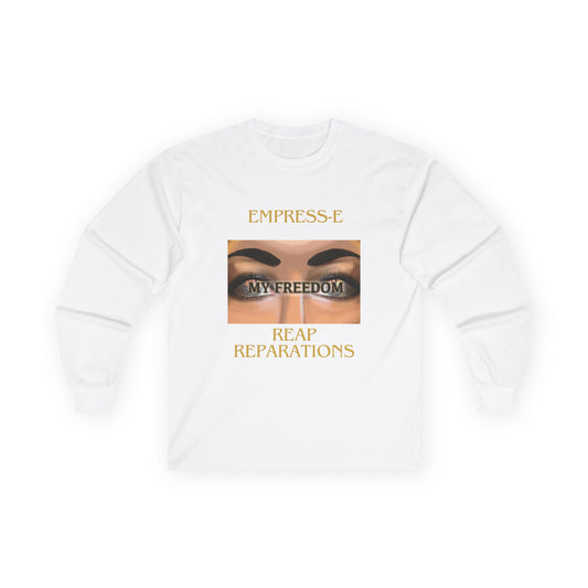 Black History Unisex Long Sleeve Tee - MY FREEDOM Design