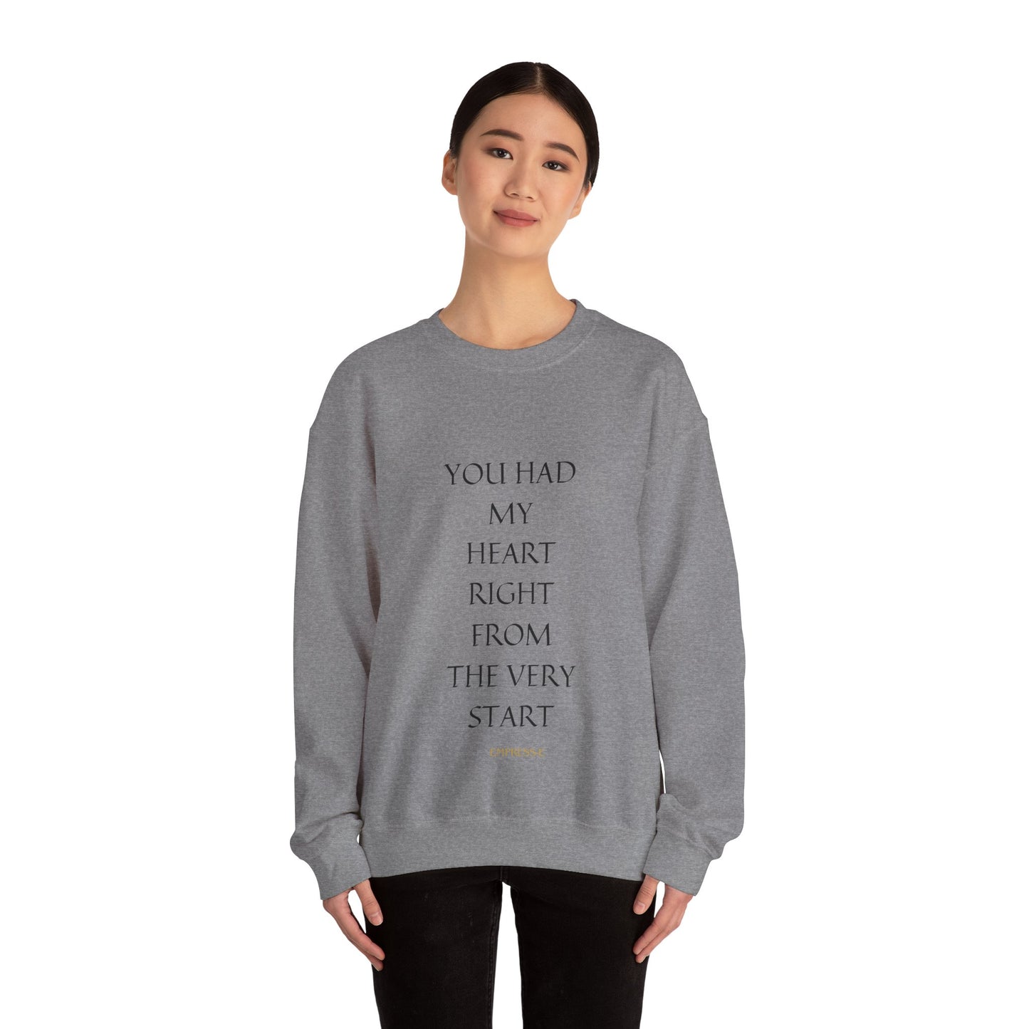 Soulmate Unisex Sweatshirt - You Had My Heart From the Start