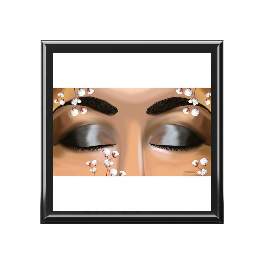 Jewellery box.  EMPRESS-E Cotton field eyes Black History