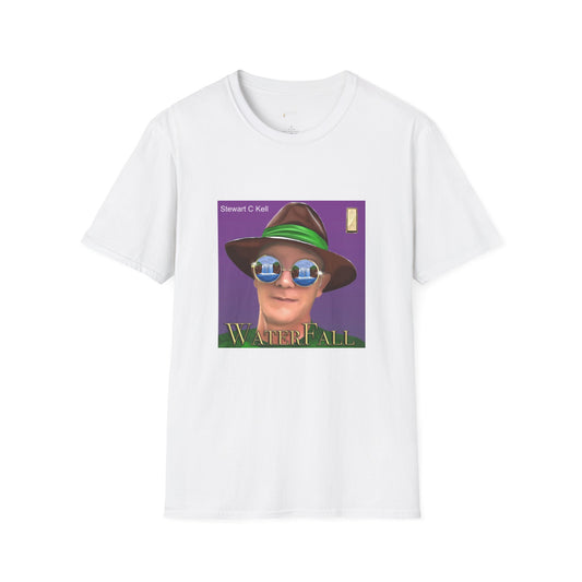 Waterfall Song Unisex T-Shirt, Stewart Kell, Relaxing Tee, Nature Lover Gift, Musician Outfit