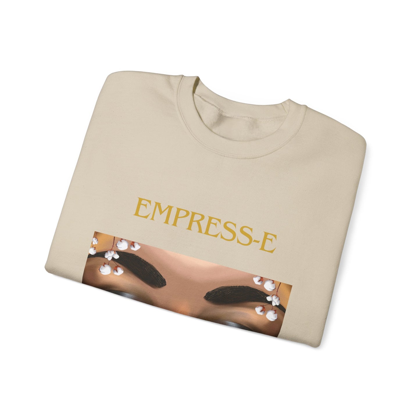 Unisex Heavy Blend™ Crewneck Sweatshirt. :  EMPRESS-E. COTTON FIELD.