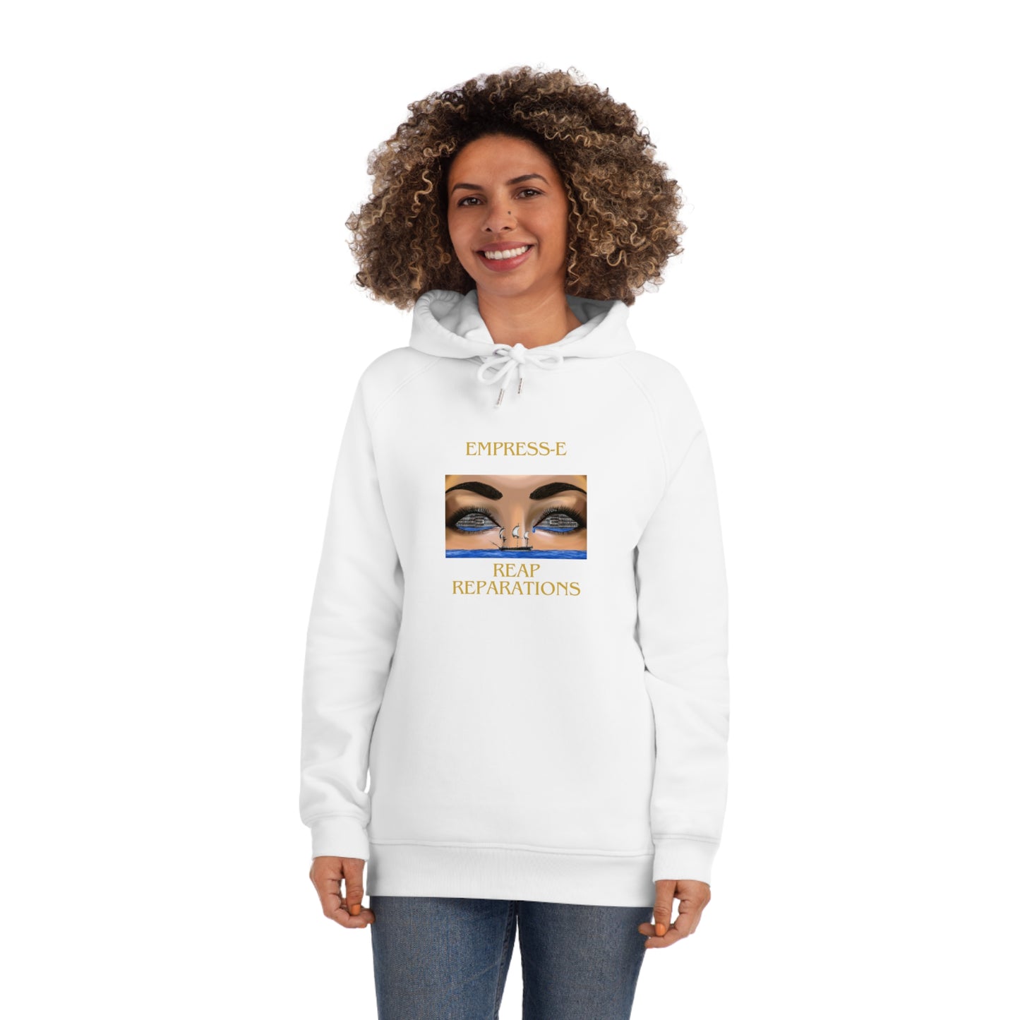 Hoodie - Slave Ship Reap Reparation EMPRESS-E Black History Design
