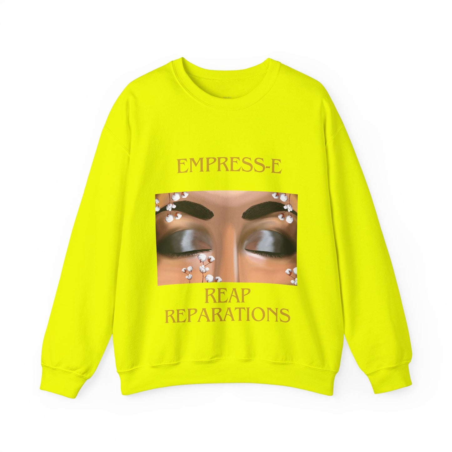 Unisex Heavy Blend™ Crewneck Sweatshirt. :  EMPRESS-E. COTTON FIELD.