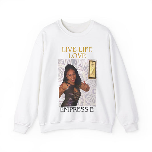 Music Lover Sweatshirt - LIVE LIFE LOVE by EMPRESS-E
