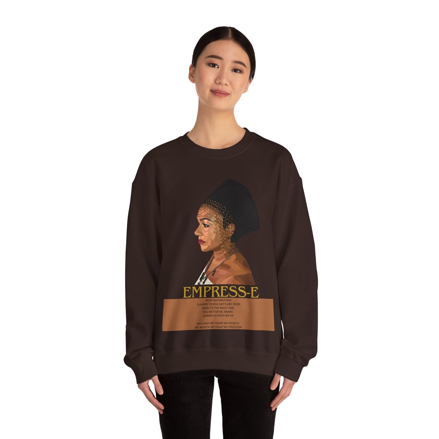 Sweatshirt My Land My Heart My People My Worth My Rights My Freedom  Reparations